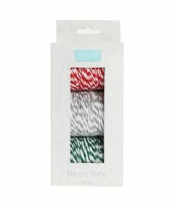 Cheap 🌟 Trimits Assorted Bakers Twine 45m 3 Pack ✨ -Hobbycraft Shop 658296 1000 4 Assorted Bakers Twine Green Red Grey