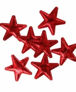 Flash Sale 💯 Hobbycraft Red Puffy Star Toppers 7 Pack 😍