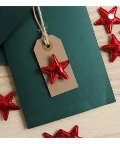 Alternative view of Flash Sale 💯 Hobbycraft Red Puffy Star Toppers 7 Pack 😍