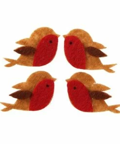 Best Pirce 👍 Hobbycraft Robin Felt Toppers 4 Pack 😍
