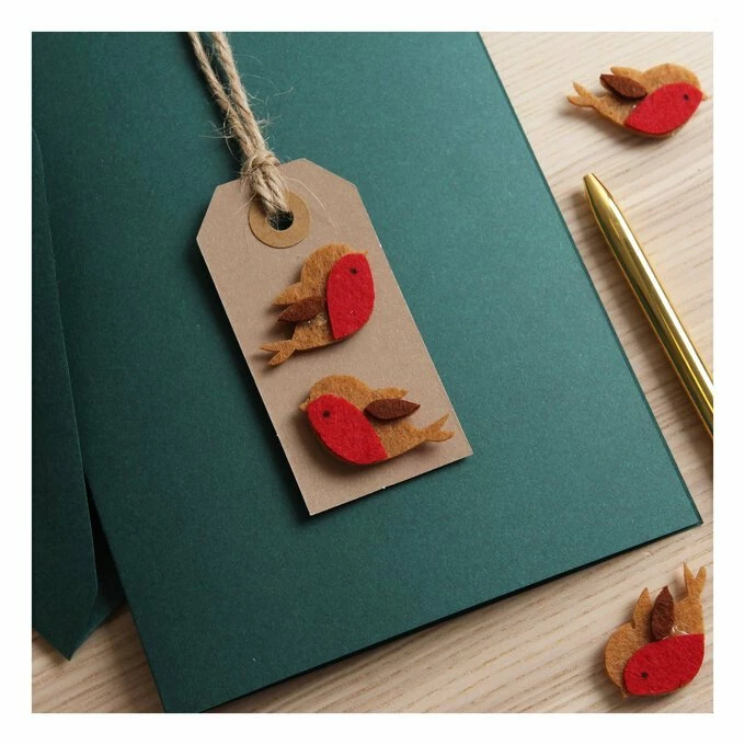 Best Pirce ๐ Hobbycraft Robin Felt Toppers 4 Pack ๐ 4 Best Pirce ๐ Hobbycraft Robin Felt Toppers 4 Pack ๐ - Image 2