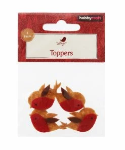Best Pirce ๐ Hobbycraft Robin Felt Toppers 4 Pack ๐ 9 Best Pirce ๐ Hobbycraft Robin Felt Toppers 4 Pack ๐ -Hobbycraft Shop 658434 1000 4 Felt Robin Toppers 4pack