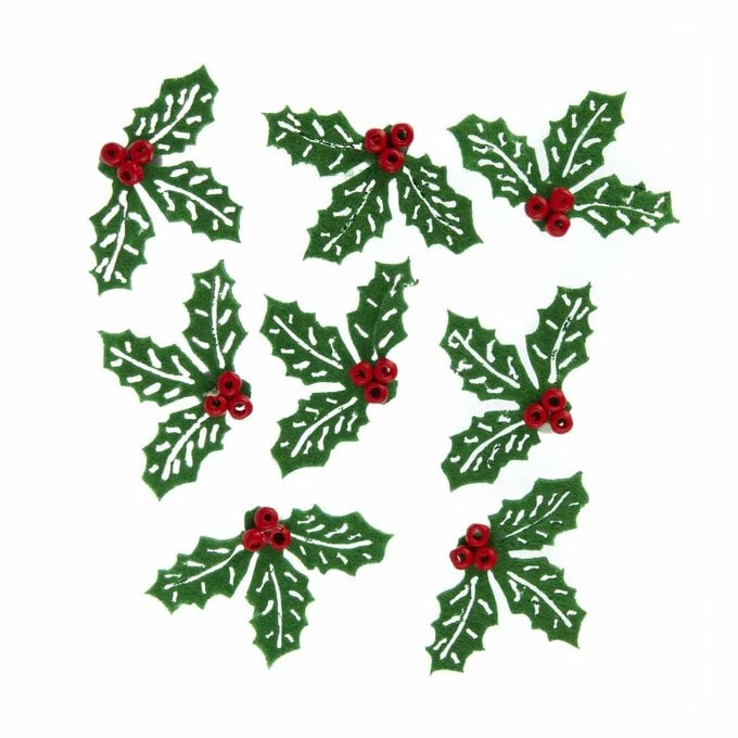 Outlet ๐ฅฐ Hobbycraft Holly And Berry Bead Felt Toppers 8 Pack โญ 3 Outlet ๐ฅฐ Hobbycraft Holly And Berry Bead Felt Toppers 8 Pack โญ