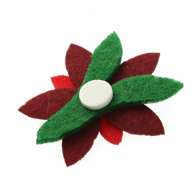 Best Sale ๐ฏ Hobbycraft Poinsettia Felt Toppers 4 Pack ๐ 5 Best Sale ๐ฏ Hobbycraft Poinsettia Felt Toppers 4 Pack ๐ - Image 3