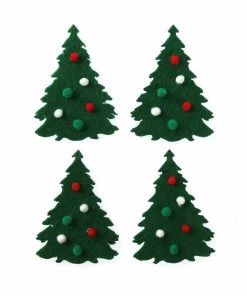Coupon 🥰 Hobbycraft Pom Pom Tree Felt Toppers 4 Pack 🥰