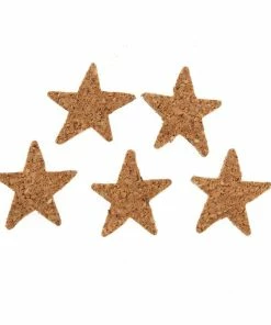 Budget 🛒 Hobbycraft Star Cork Toppers 5 Pack 👍