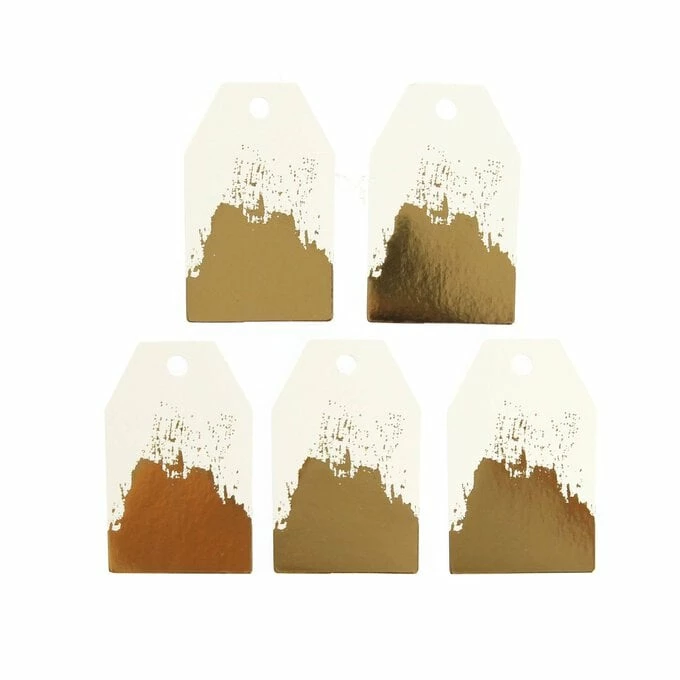 Best deal ๐ Hobbycraft Gold Splash Card Topper Tags 5 Pack ๐ฅ 2 Best deal ๐ Hobbycraft Gold Splash Card Topper Tags 5 Pack ๐ฅ