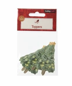 Deals 🥰 Hobbycraft Natural 🎄 Christmas Tree Card Toppers 5 Pack ⌛ -Hobbycraft Shop 658505 1000 4 Card Topper Christmas Trees 5pack