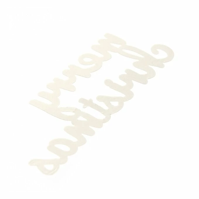 Hot Sale 🔔 Hobbycraft White Merry 🎄 Christmas Card Toppers 5 Pack 🔔 5 Hot Sale 🔔 Hobbycraft White Merry 🎄 Christmas Card Toppers 5 Pack 🔔 - Image 3