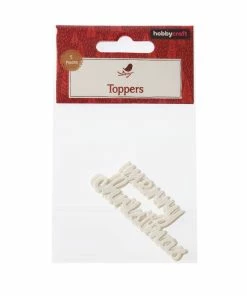 Hot Sale 🔔 Hobbycraft White Merry 🎄 Christmas Card Toppers 5 Pack 🔔 9 Hot Sale 🔔 Hobbycraft White Merry 🎄 Christmas Card Toppers 5 Pack 🔔 -Hobbycraft Shop 658508 1000 4 Card Topper Merry Christmas White 5pack