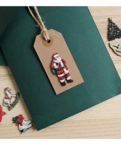 Alternative view of Coupon 🔔 Hobbycraft Traditional 🎅 Christmas Wooden Topper Set 36 Pieces 🔔