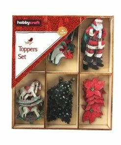 Coupon 🔔 Hobbycraft Traditional 🎅 Christmas Wooden Topper Set 36 Pieces 🔔 9 Coupon 🔔 Hobbycraft Traditional 🎅 Christmas Wooden Topper Set 36 Pieces 🔔 -Hobbycraft Shop 658512 1000 4 Wooden Toppers Traditional