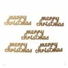 Outlet 🎁 Hobbycraft Gold Merry ❄ Christmas Wooden Toppers 5 Pack 😍 -Hobbycraft Shop 658531 1000 1 Wooden Topper Merry Christmas Gold