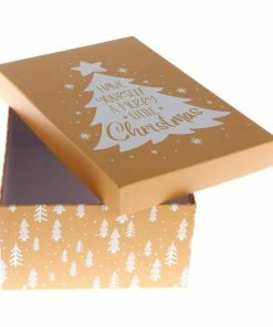Coupon 🧨 Hobbycraft 🎄 Christmas Trees Gift Box 28cm X 20cm X 10cm 🧨