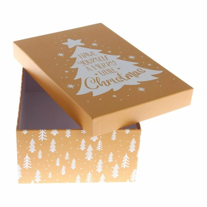 Coupon ๐งจ Hobbycraft ๐ Christmas Trees Gift Box 28cm X 20cm X 10cm ๐งจ 2 Coupon ๐งจ Hobbycraft ๐ Christmas Trees Gift Box 28cm X 20cm X 10cm ๐งจ