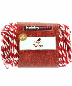 Discount ๐งจ Hobbycraft Red And White Twine 27m โค๏ธ 9 Discount ๐งจ Hobbycraft Red And White Twine 27m โค๏ธ -Hobbycraft Shop 658671 1000 4 Twine Red White