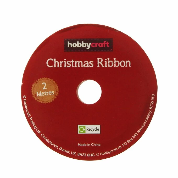 New ๐คฉ Hobbycraft Red And White Merry ๐ Christmas Ribbon 10mm X 2m ๐ 5 New ๐คฉ Hobbycraft Red And White Merry ๐ Christmas Ribbon 10mm X 2m ๐ - Image 3