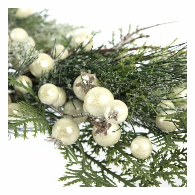 Top 10 π Hobbycraft Snowy Fir Cone And Berry Branch 77cm π 4 Top 10 π Hobbycraft Snowy Fir Cone And Berry Branch 77cm π - Image 2