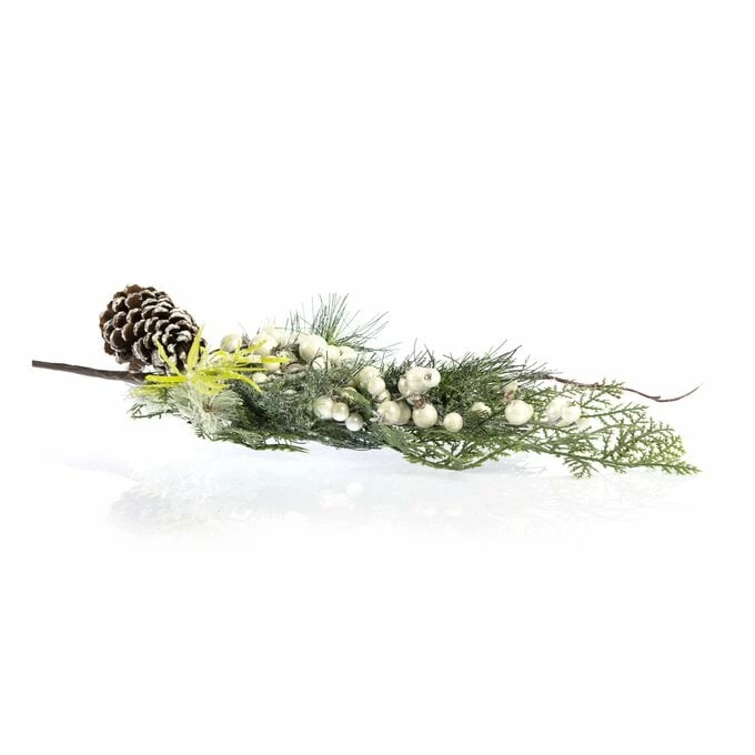 Top 10 π Hobbycraft Snowy Fir Cone And Berry Branch 77cm π 5 Top 10 π Hobbycraft Snowy Fir Cone And Berry Branch 77cm π - Image 3