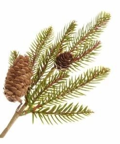 Alternative view of Promo ✔️ Hobbycraft Green Fir Cone Pick 36cm 😉