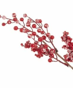 Alternative view of Best Pirce 😀 Hobbycraft Red Berry Branch 50cm ✨