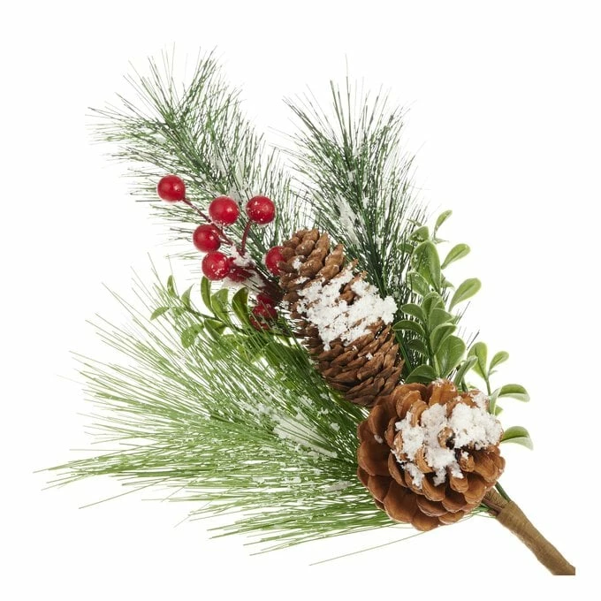 Best reviews of 😉 Hobbycraft Snowy Fir Cone With Berries Stem 51cm 👍 4 Best reviews of 😉 Hobbycraft Snowy Fir Cone With Berries Stem 51cm 👍 - Image 2