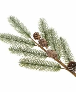 Alternative view of Promo 🌟 Hobbycraft Snowy Fir And Fern Stem 64cm ⭐