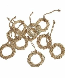 Cheap 🧨 Hobbycraft Hanging Natural Lata Rings 10 Pack 💯
