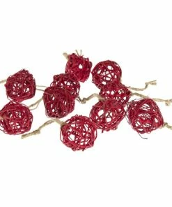 Top 10 💯 Hobbycraft Hanging Red Lata Balls 10 Pack 💯 -Hobbycraft Shop 659121 1000 3 Red Lattice Balls Hanging Christmas