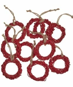 Coupon 🛒 Hobbycraft Hanging Red Lata Rings 10 Pack 😉