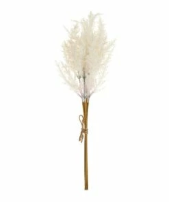 Deals 💯 Hobbycraft White Leaf Pick 40.5cm 😀