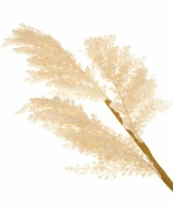 Alternative view of Best Pirce 🎉 Hobbycraft Tall Ivory Leaf Stem 68.5cm 🛒