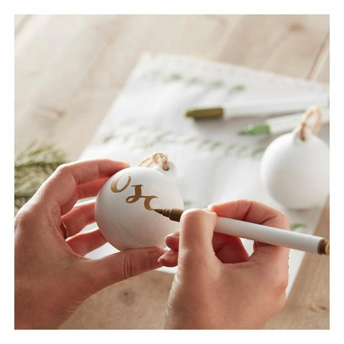 Flash Sale 😀 Hobbycraft Ceramic Baubles With Jute 6 Pack ✨ 4 Flash Sale 😀 Hobbycraft Ceramic Baubles With Jute 6 Pack ✨ - Image 2