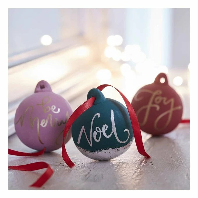 Flash Sale 😀 Hobbycraft Ceramic Baubles With Jute 6 Pack ✨ 7 Flash Sale 😀 Hobbycraft Ceramic Baubles With Jute 6 Pack ✨ - Image 5