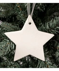 Discount 🤩 Hobbycraft Shine Together Hanging Ceramic Star Decoration 12cm ⭐
