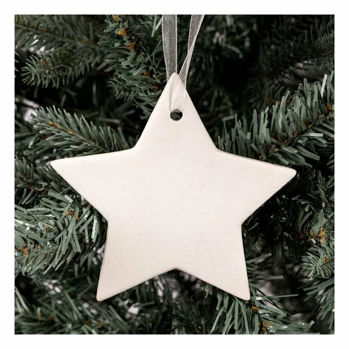 Discount 🤩 Hobbycraft Shine Together Hanging Ceramic Star Decoration 12cm ⭐ 3 Discount 🤩 Hobbycraft Shine Together Hanging Ceramic Star Decoration 12cm ⭐