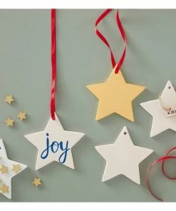 Alternative view of Discount 🤩 Hobbycraft Shine Together Hanging Ceramic Star Decoration 12cm ⭐
