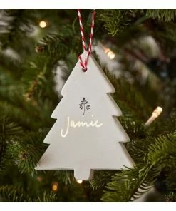 Best deal 😀 Hobbycraft Hanging Ceramic 🎅 Christmas Tree Decoration 11cm ✔️