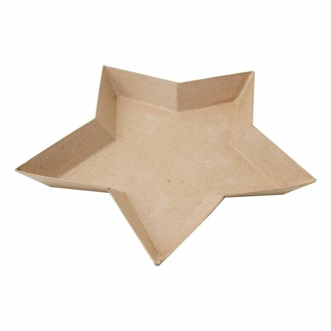 Promo π Hobbycraft Mache Star Tray 26.5cm π 3 Promo π Hobbycraft Mache Star Tray 26.5cm π
