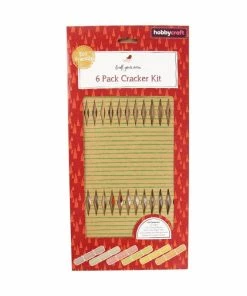 Buy ✔️ Hobbycraft Make Your Own Rainbow Stripes Cracker Kit 6 Pack 👏 -Hobbycraft Shop 659246 1000 3 MYO Crackers 6pack Rainbow Christmas Stripe