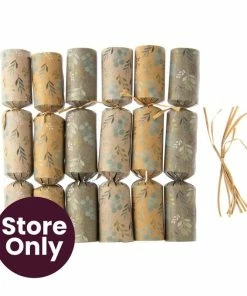 Coupon 💯 Hobbycraft 🎄 Christmas Foliage Fillable Crackers 6 Pack 👏