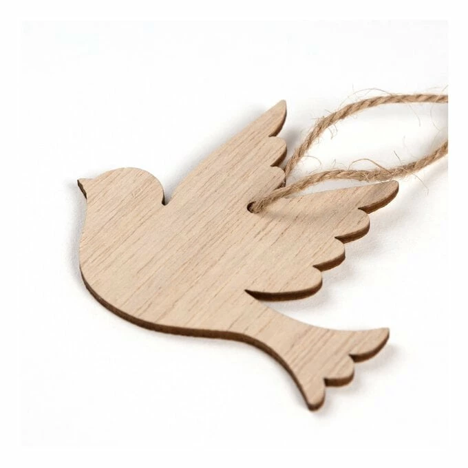 Best deal π Hobbycraft Hanging Wooden Dove Decoration 8cm β 4 Best deal π Hobbycraft Hanging Wooden Dove Decoration 8cm β - Image 2