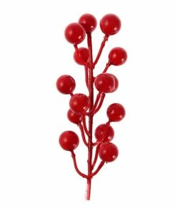 Flash Sale โญ Hobbycraft Red Berry Pick 25cm ๐