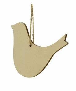 Alternative view of Promo ✨ Hobbycraft Hanging Wooden Bird Decoration 14cm 😉