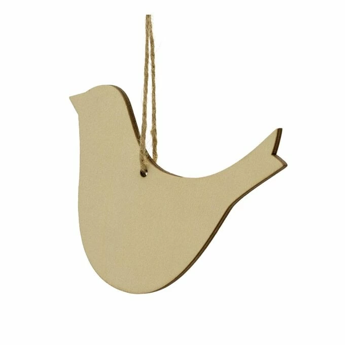 Promo โจ Hobbycraft Hanging Wooden Bird Decoration 14cm ๐ 4 Promo โจ Hobbycraft Hanging Wooden Bird Decoration 14cm ๐ - Image 2