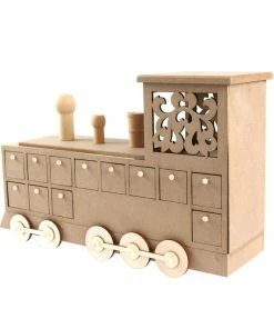 Deals 😉 Hobbycraft Wooden Train Advent Calendar 🌟 -Hobbycraft Shop 659509 1000 3 Wooden Advent Train Christmas
