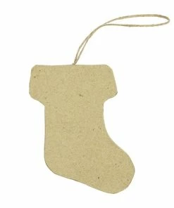 Alternative view of Cheap 😍 Hobbycraft Mache Hanging Stocking Decoration 11cm 🌟