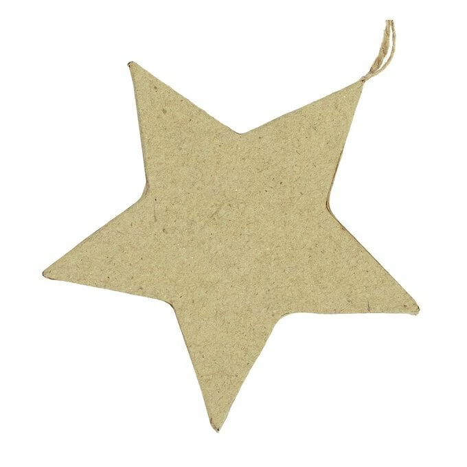 Best Pirce ๐ Hobbycraft Mache Hanging Flat Star Decoration 11cm ๐ 3 Best Pirce ๐ Hobbycraft Mache Hanging Flat Star Decoration 11cm ๐ - Image 2