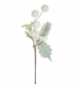 Deals 🤩 Hobbycraft Snowy White Berry And Twig Pick 26cm 😉
